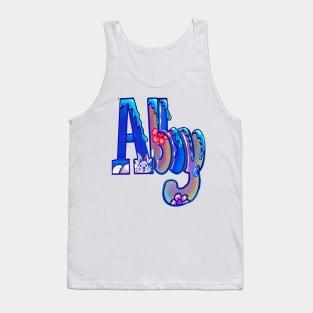 Abby personalised customised nickname for Abigail Tank Top